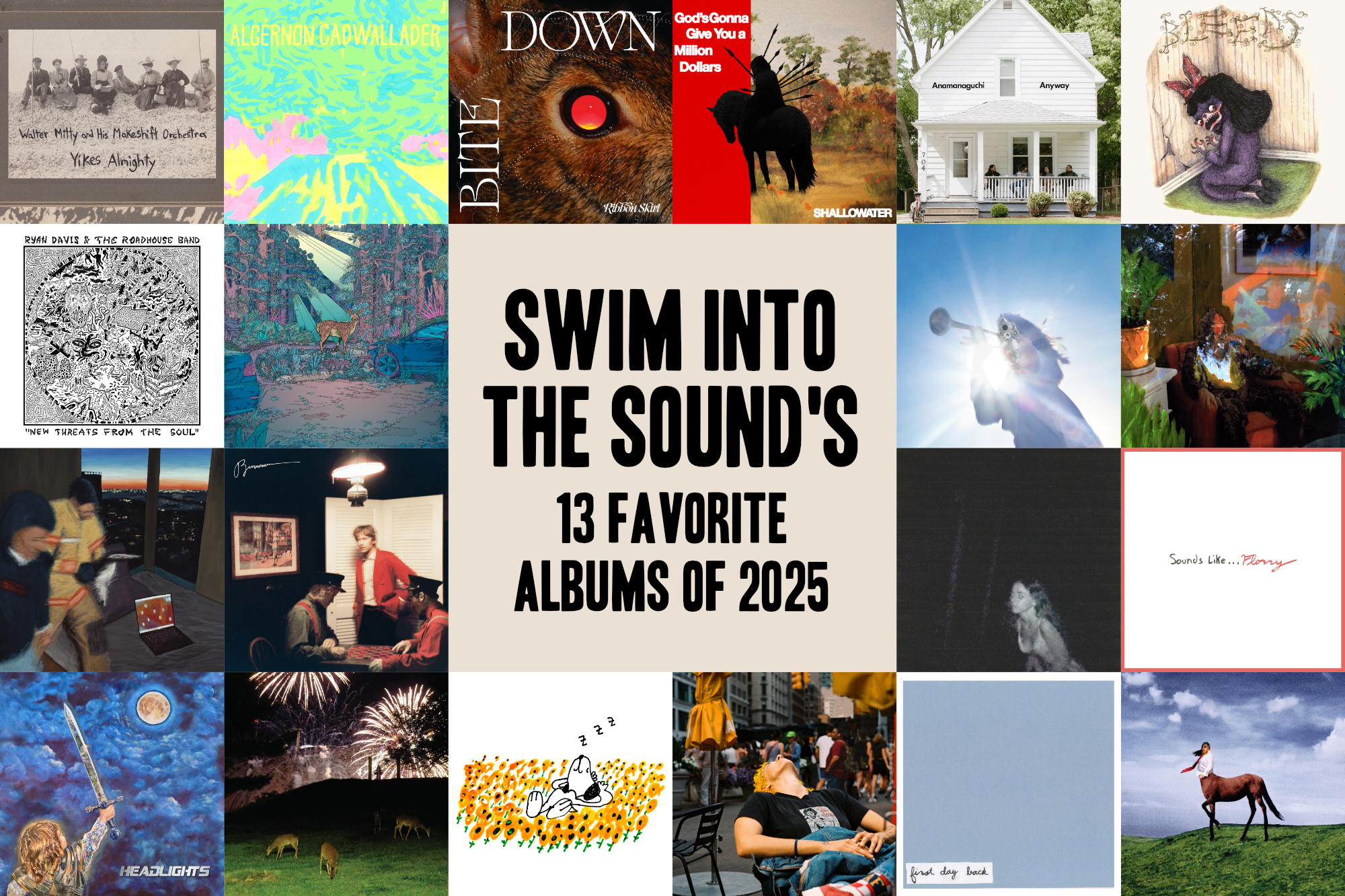 Swim Into The Sound's 13 Favorite Albums of 2025 — Swim Into The Sound
